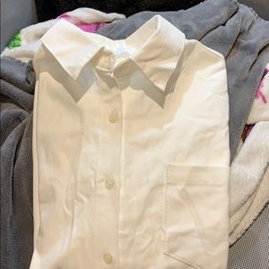 Oak and Fort White Cotton Blouse